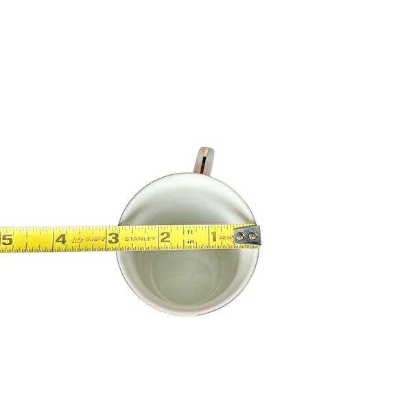 Otagiri Christmas Gibson Porcelain Cup Red Gold Tree Mug Holidays 4" Tall Japan - Picture 10 of 11